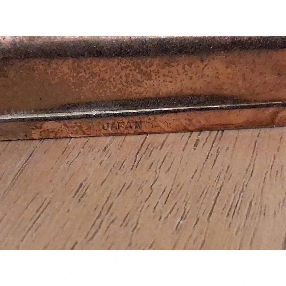 Mid-Century Vintage Brass Flip Desk Calendar – Complete Date Set. Japan